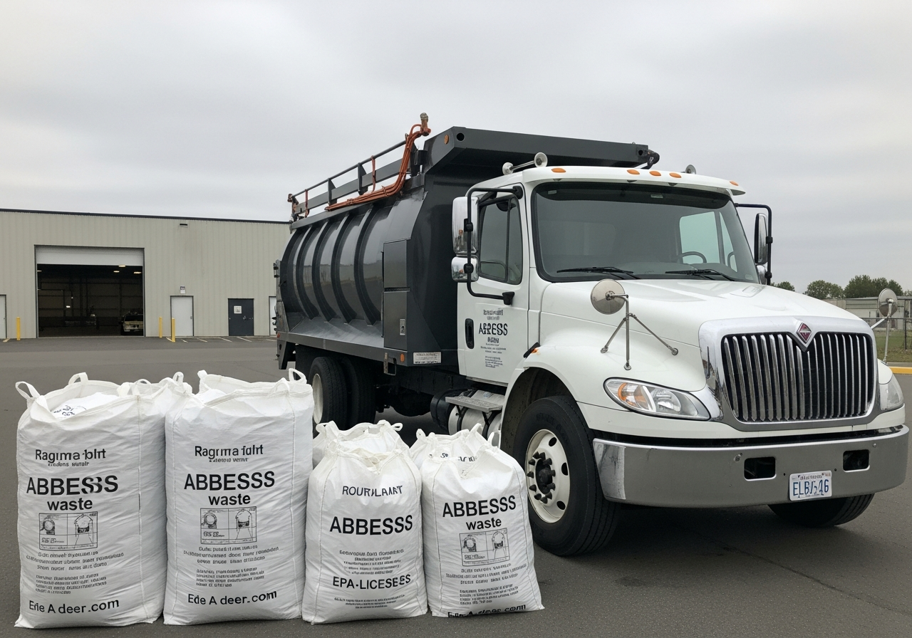 Asbestos waste disposal