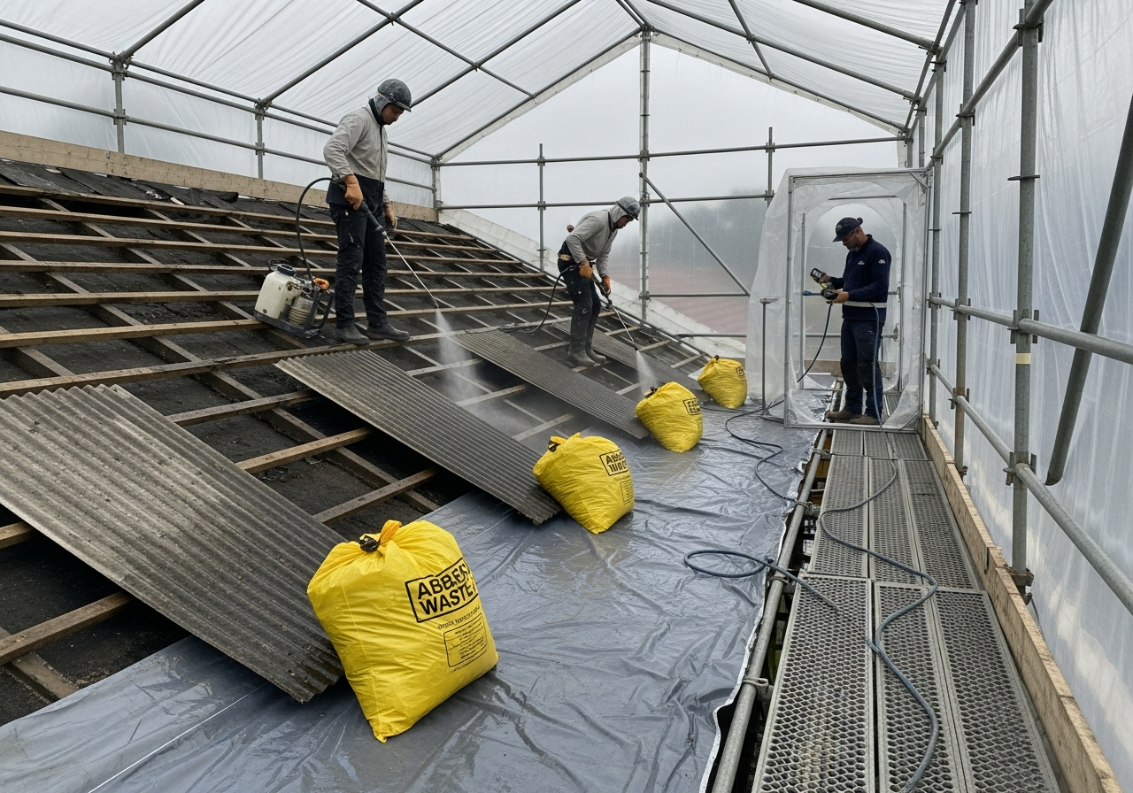 Asbestos removal containment
