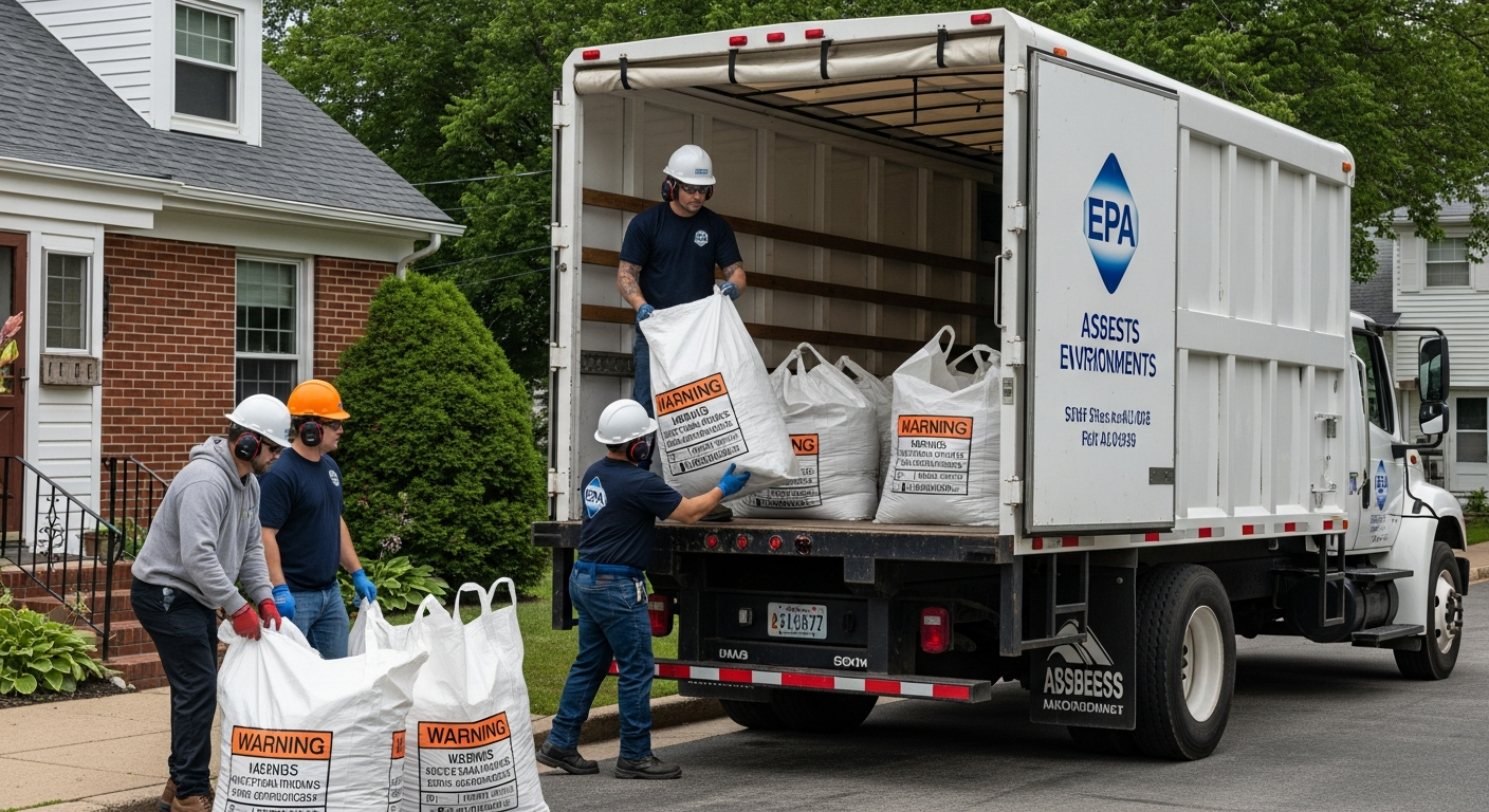 Asbestos removal transport