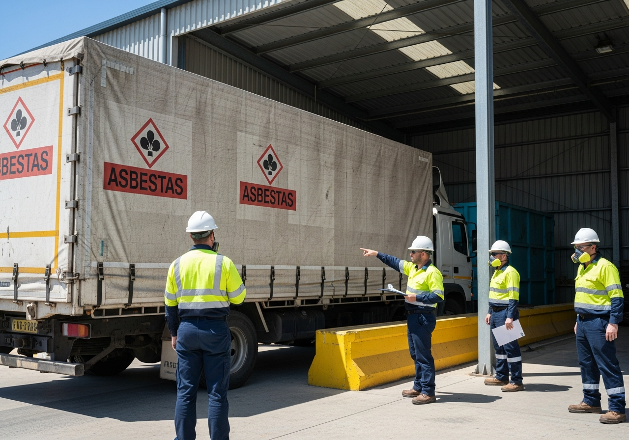 Asbestos tipping at EPA facility