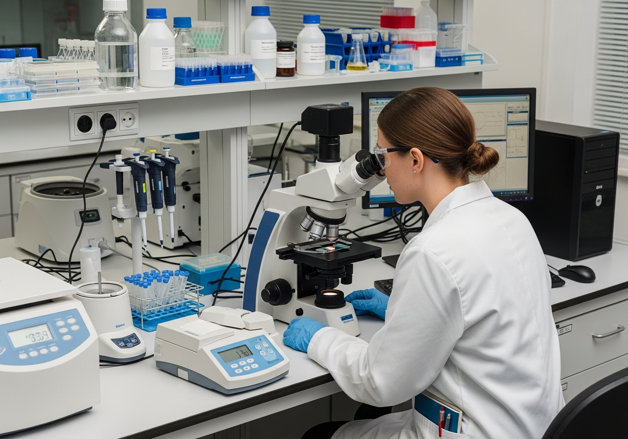 Laboratory asbestos testing
