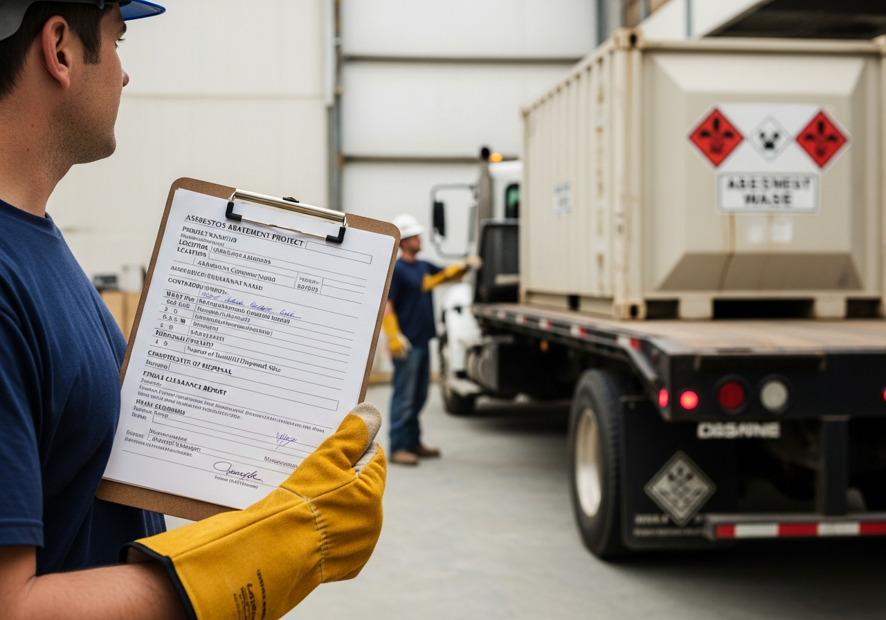 Disposal paperwork