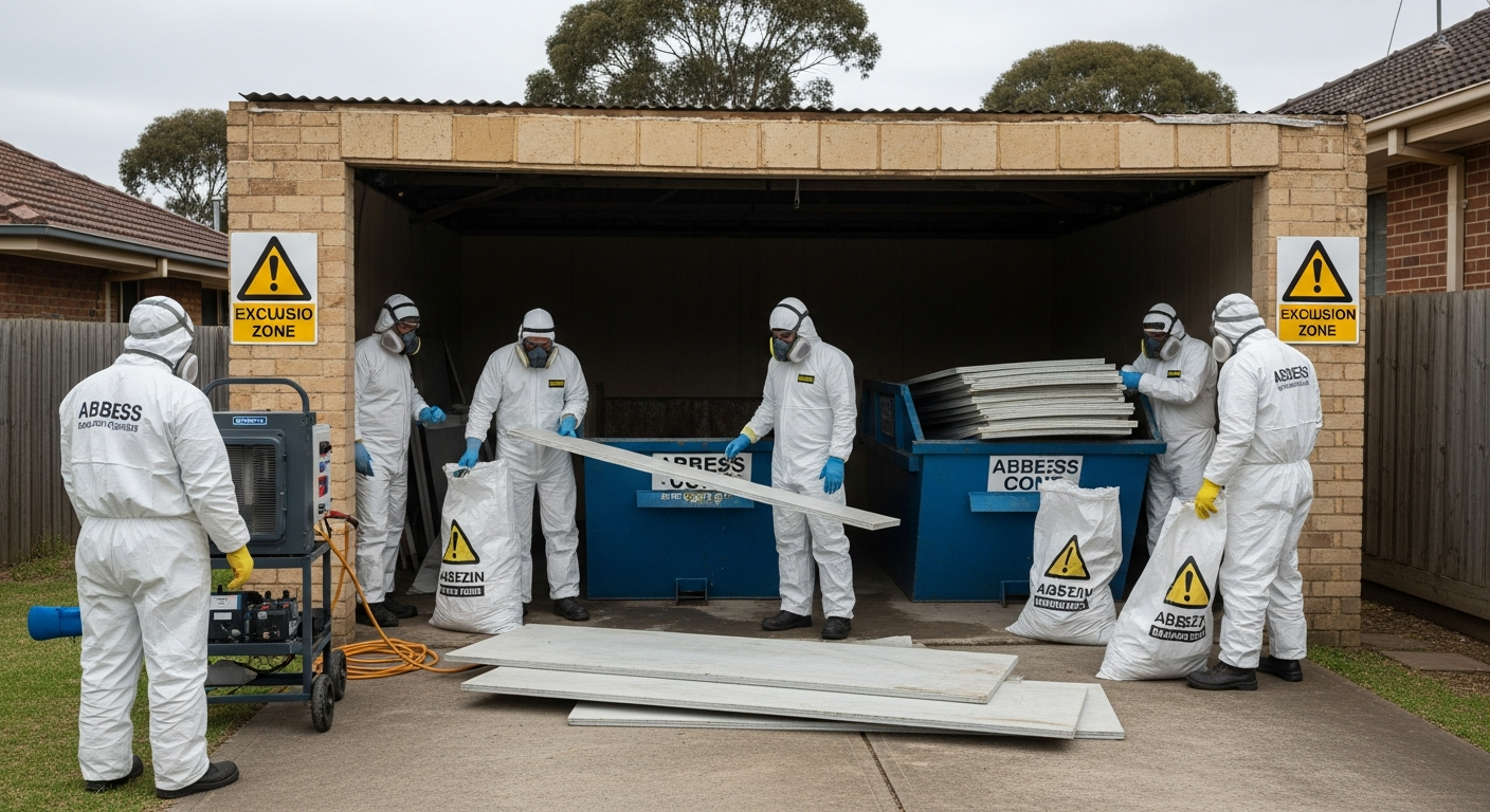 Asbestos garage removal