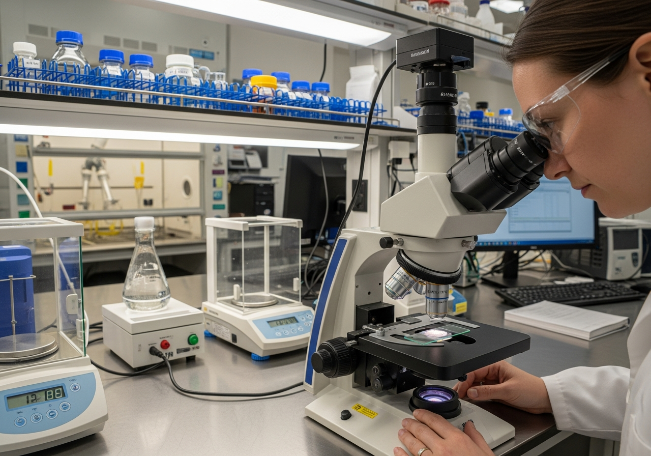 Asbestos laboratory testing