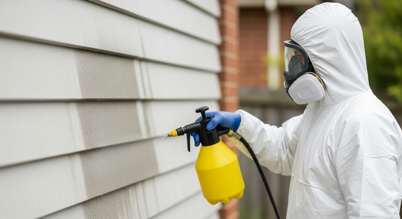 Wet method asbestos removal