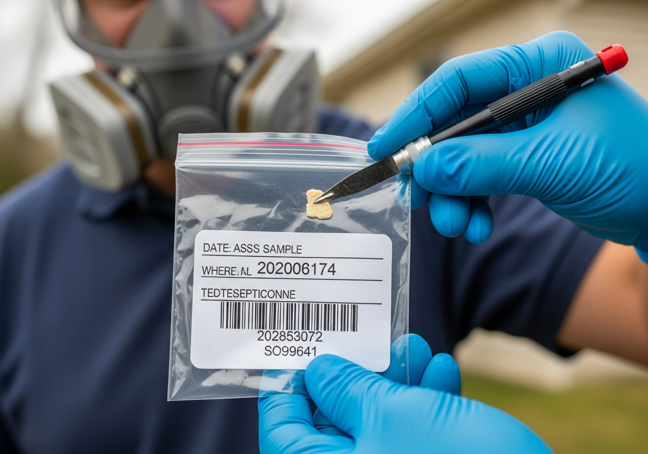 Asbestos sample collection