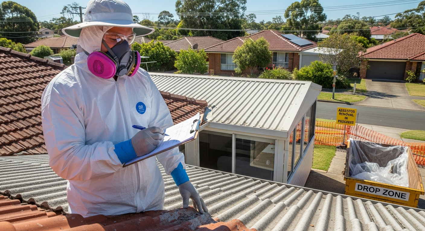 Licensed asbestos removal inspection